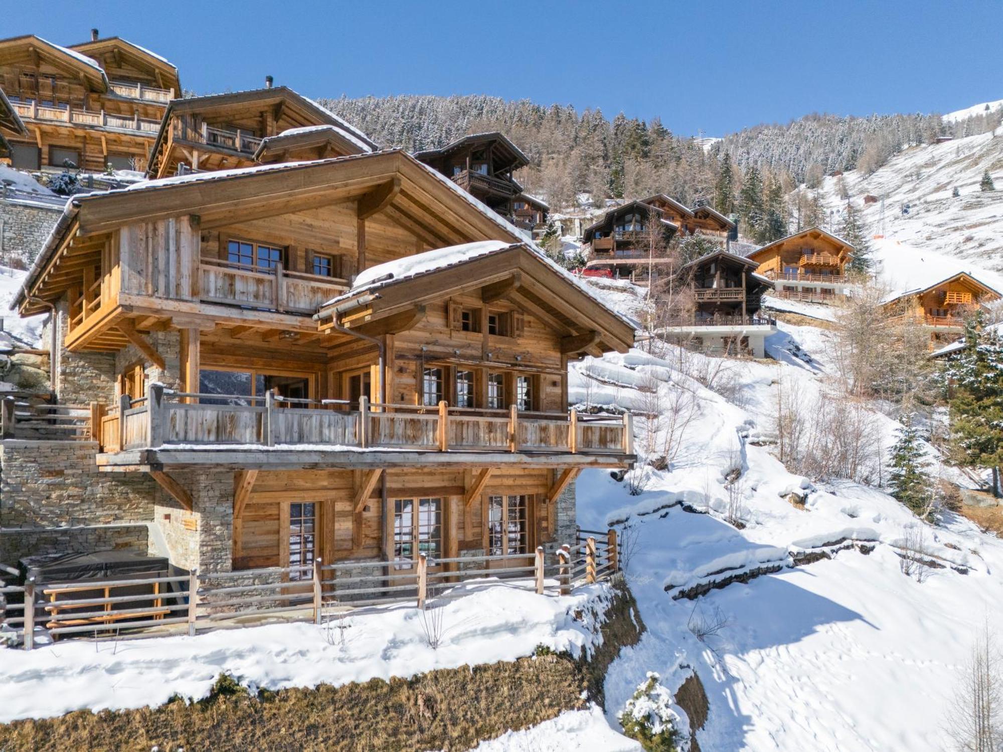 Chalet La Luge Villa Grimentz Buitenkant foto